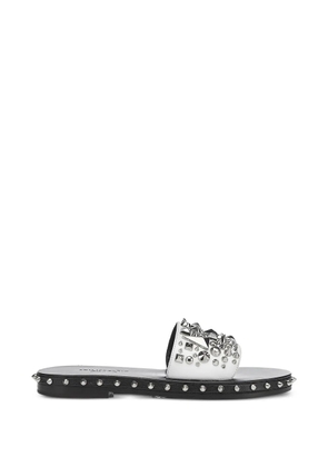 Philipp Plein stud-embellished sandals - White