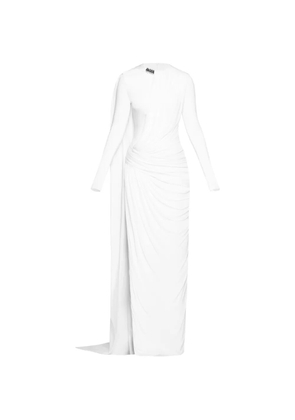 CHATS BY C.DAM SAHRA draped maxi dress - White