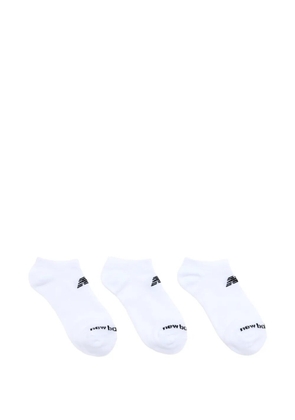 New Balance logo socks set (set of three) - White