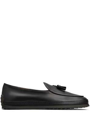 Tod's leather loafers - Black