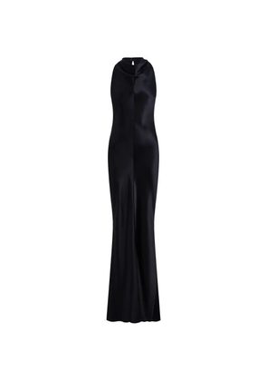 12 STOREEZ Zaha halterneck dress - Black