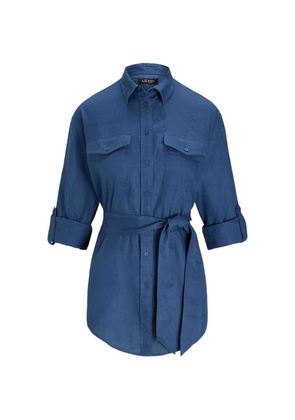 Polo Ralph Lauren belted long-sleeve shirt - Blue