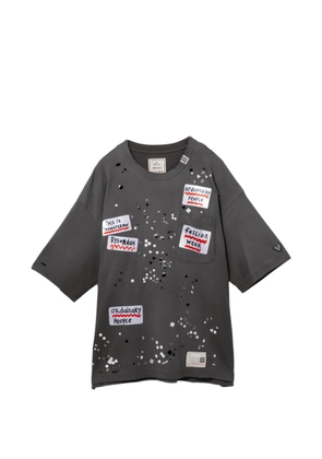 Maison MIHARA YASUHIRO appliqué pocket T-shirt - Grey