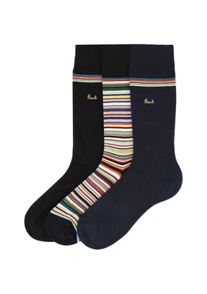 Paul Smith striped socks - Black