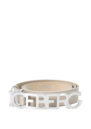 Iceberg logo belt - Neutrals