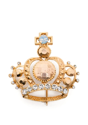 BLAKLACE crown shape pin - Gold