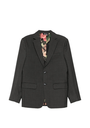 BLAKLACE button single-breasted blazer - Grey