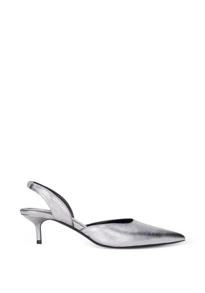 STAUD Sebastian slingback pumps - Silver