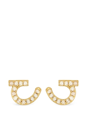 Ferragamo earrings with crystals - Gold