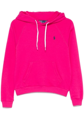 Polo Ralph Lauren Polo Pony-embroidered cotton hoodie - Pink
