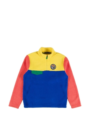 Polo Ralph Lauren colour-block logo sweatshirt - Blue