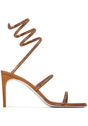 René Caovilla 80mm Cleo sandals - Brown
