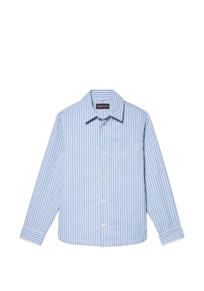 Michael Kors striped shirt jacket - Blue