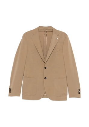 LUIGI BIANCHI MANTOVA single-breasted suit - Brown