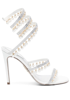 René Caovilla 105mm Chandelier sandals - Silver