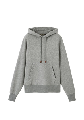 Loro Piana long-sleeve hoodie - Grey