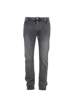 Balenciaga logo-patch jeans - Grey