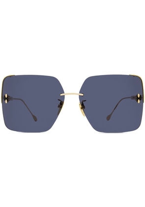Isabel Marant Eyewear rimless square-frame sunglasses - Gold