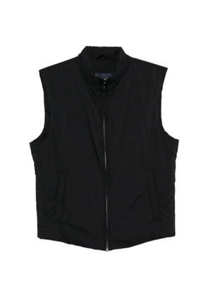 Herno zip sleeveless gilet - Black