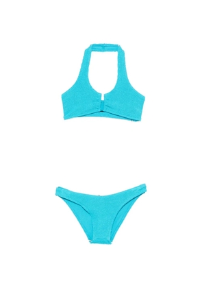 Bond-eye U-detail bikini - Blue