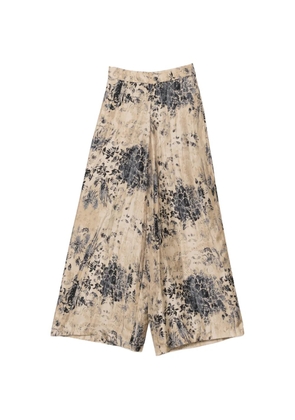 Antonio Marras floral-print trousers - Neutrals