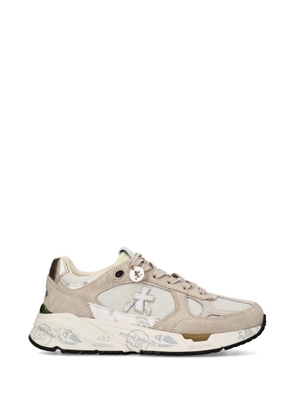 Premiata Mased logo-patch sneakers - Neutrals