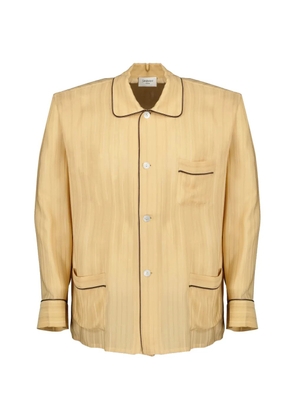 Saint Laurent striped pajama shirt - Neutrals