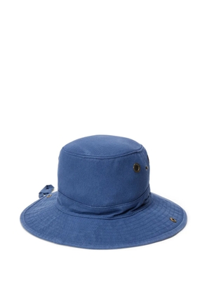 Polo Ralph Lauren logo-embroidered canvas bucket hat - Blue