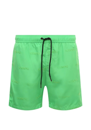 Iceberg drawstring swim shorts - Green