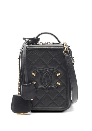 CHANEL Pre-Owned 2019 CC Filigree shoulder bag - Black