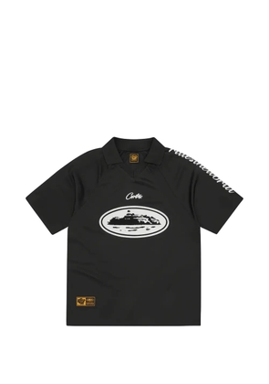 CORTEIZ alcatraz graphic panelled jersey - Black
