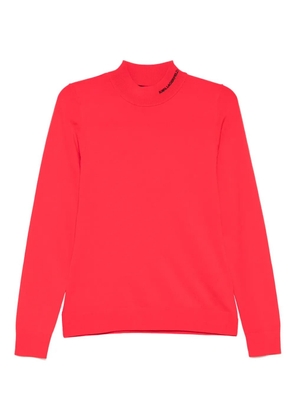 Karl Lagerfeld classic turtle-neck T-shirt - Red