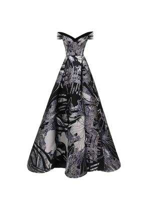 Gemy Maalouf draped-skirt maxi dress - Black