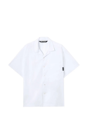 Palm Angels logo bowling shirt - White