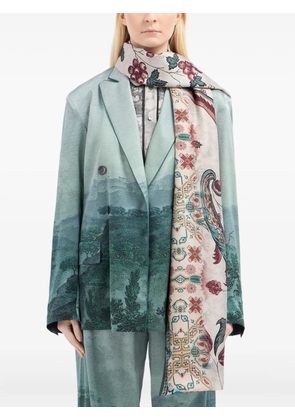 Pierre-Louis Mascia Aloe scarf - Neutrals