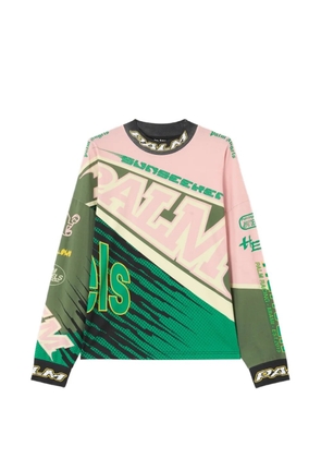 Palm Angels long-sleeve graphic T-shirt - Pink