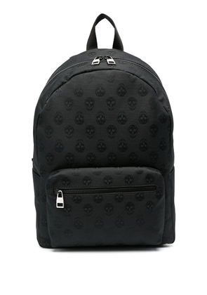 Alexander McQueen zip-around skull backpack - Black