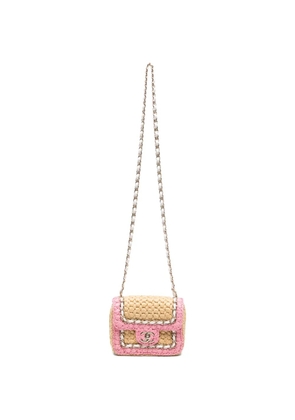 CHANEL Pre-Owned Venice raffia mini bag - Neutrals