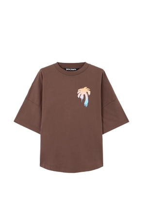 Palm Angels palm graphic oversized T-shirt - Brown