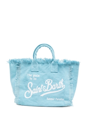 MC2 Saint Barth logo-print tote bag - Blue