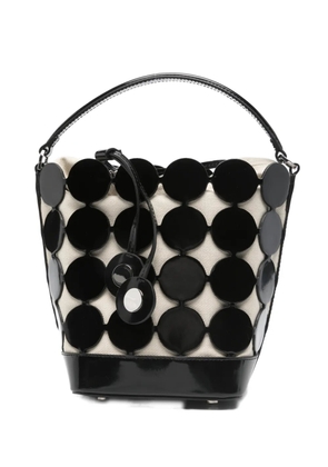 Pierre Hardy disc-embellished bucket bag - Black