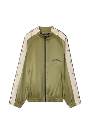 Palm Angels snap-button side bands track jacket - Green