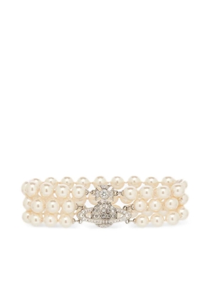 Vivienne Westwood Orb-plaque choker necklace - Silver