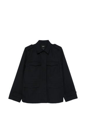 A.P.C. flap-pocket jacket - Blue