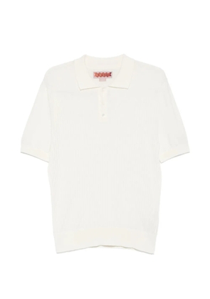 Baracuta ribbed polo shirt - Neutrals