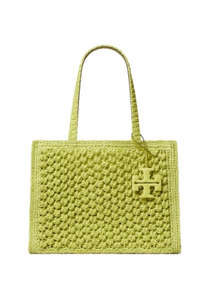 Tory Burch small Ella hand-crocheted popcorn tote - Green