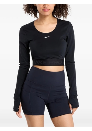 Nike cutout-detail cropped top - Black