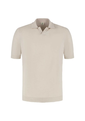 Luigi Borrelli short-sleeve collared T-shirt - Neutrals