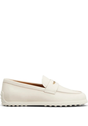 Tod's leather loafers - Neutrals