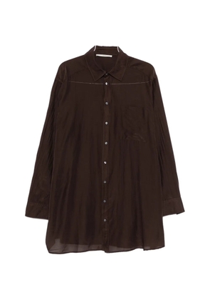 Humanoid chest-pocket shirt - Brown
